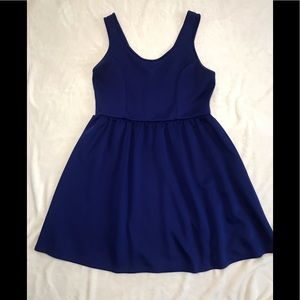Royal blue sleeveless sundress
